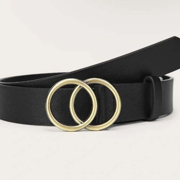 NWT Linea Pelle Double O-Ring Belt - Picture 3 of 5